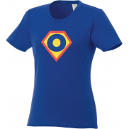T-shirt damski z krótkim rękawem Heros, s, niebieski