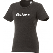 T-shirt damski z krótkim rękawem Heros, xxl, szary