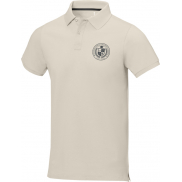 Męskie polo Calgary z krótkim rękawem, xl, piasek pustyni