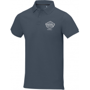 Męskie polo Calgary z krótkim rękawem, 3xl, niebieski