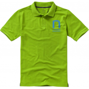 Męskie polo Calgary z krótkim rękawem, 3xl, zielony