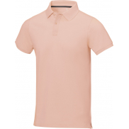 Męskie polo Calgary z krótkim rękawem, xs, różowy