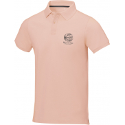 Męskie polo Calgary z krótkim rękawem, 3xl, różowy