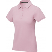 Damskie polo Calgary z krótkim rękawem, m, różowy