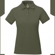 Damskie polo Calgary z krótkim rękawem, m, zielony