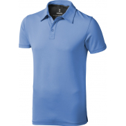 Męskie polo Markham z krótkim rękawem ze stretchu, m, niebieski
