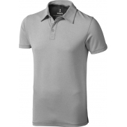 Męskie polo Markham z krótkim rękawem ze stretchu, xl, szary