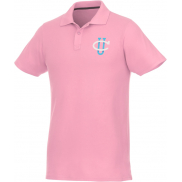Helios - koszulka męska polo z krótkim rękawem, xs, różowy
