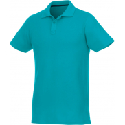Helios - koszulka męska polo z krótkim rękawem, xl, niebieski