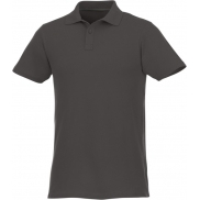 Helios - koszulka męska polo z krótkim rękawem, xxl, szary
