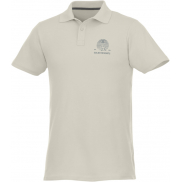 Helios - koszulka męska polo z krótkim rękawem, 3xl, szary