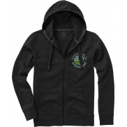 Męska rozpinana bluza z kapturem Arora, l, czarny