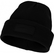 Czapka typu beanie Boreas z naszywką, czarny