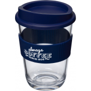 Kubek Americano® Cortado o pojemności 300 ml z uchwytem, niebieski