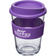 Kubek Americano® Cortado o pojemności 300 ml z uchwytem, fioletowy