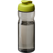 Bidon H2O Eco o pojemności 650 ml z wieczkiem zaciskowym, szary, zielony