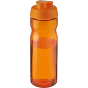 Bidon H2O Eco o pojemności 650 ml z wieczkiem zaciskowym, pomarańczowy