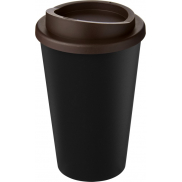 Kubek Americano Eco z recyklingu o pojemności 350 ml, czarny, brazowy