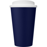 Kubek Americano Eco z recyklingu o pojemności 350 ml, niebieski, biały