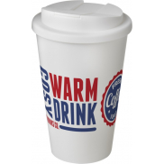 Kubek Americano® 350 ml z pokrywką chroniącą przed rozlaniem, biały