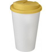 Kubek Americano® 350 ml z pokrywką chroniącą przed rozlaniem, biały, żółty