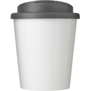Brite-Americano® Espresso 250 ml tumbler with spill-proof lid, biały, szary