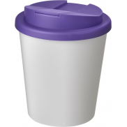 Americano® Espresso 250 ml tumbler with spill-proof lid, biały, fioletowy
