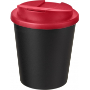 Americano® Espresso 250 ml tumbler with spill-proof lid, czarny, czerwony