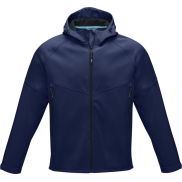 Męska kurtka softshell Coltan z materiałów z recyclingu z certyfikatem GRS, xxl, niebieski