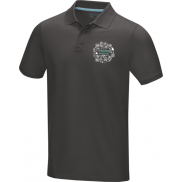 Męska organiczna koszulka polo Graphite, l, szary