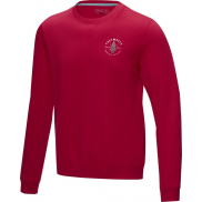 Męska organiczna bluza Jasper wykonana z materiałów pochodzących z recyklingu, xl, czerwony