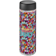 H2O Active® Vibe 850 ml screw cap water bottle, biały, czarny