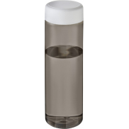 H2O Active® Vibe 850 ml screw cap water bottle, szary, biały