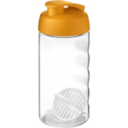Shaker H2O Active Bop o pojemności 500ml, pomarańczowy, biały