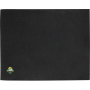 Koralowy koc polarowy z plastiku z recyklingu Lily, czarny