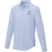 Cuprite męska organiczna koszulka z długim rękawem, 3xl, niebieski