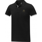 Męska koszulka polo duotone Morgan z krótkim rękawem, m, czarny