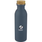 Bidon Kalix o pojemności 650 ml ze stali nierdzewnej, niebieski