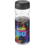 Bidon H2O Active® Base Tritan™ o pojemności 650 ml z zakrętką, biały, czarny