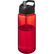 Bidon H2O Active® Octave Tritan™ o pojemności 600 ml z dzióbkiem, czerwony, czarny