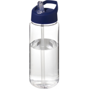 Bidon H2O Active® Octave Tritan™ o pojemności 600 ml z dzióbkiem, biały, niebieski