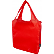 Duża torba Ash z plastku PET z recyklingu i certyfikatem GRS, czerwony