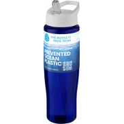 H2O Active® Eco Tempo 700 ml bidon z wyciąganym dzióbkiem, biały, niebieski