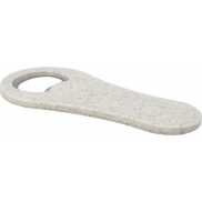 Otwieracz do butelek ze słomy pszenicznej Schyn, biały