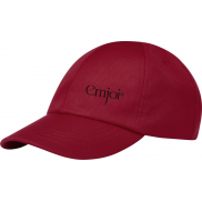Cerus 6-panelowa luźna czapka z daszkiem, czerwony