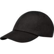 Cerus 6-panelowa luźna czapka z daszkiem, czarny