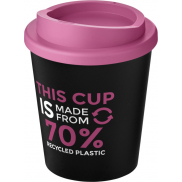 Kubek Americano® Espresso Eco z recyklingu o pojemności 250 ml , czarny, różowy