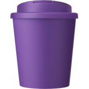 Kubek Americano® Espresso Eco z recyklingu o pojemności 250 ml z pokrywą odporną na zalanie , fioletowy