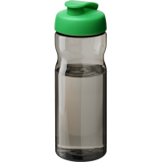 H2O Active® Eco Base 650 ml bidon sportowy z odchylaną pokrywką, zielony, szary