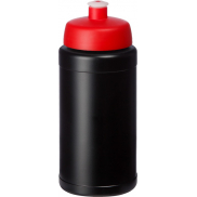 Bidon Baseline® Plus o pojemności 500 ml, czerwony, czarny
